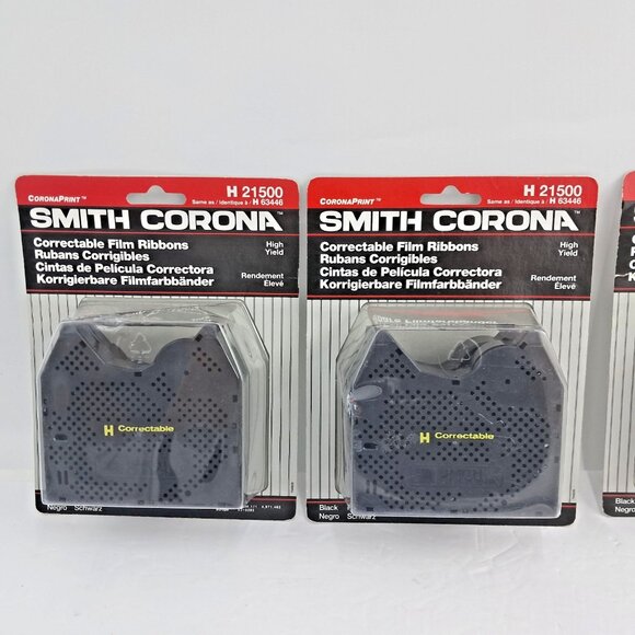 Smith Corona Correction Ribbons-H 21500-Qty 5 Plus Porelon Correction Tape - Picture 7 of 11